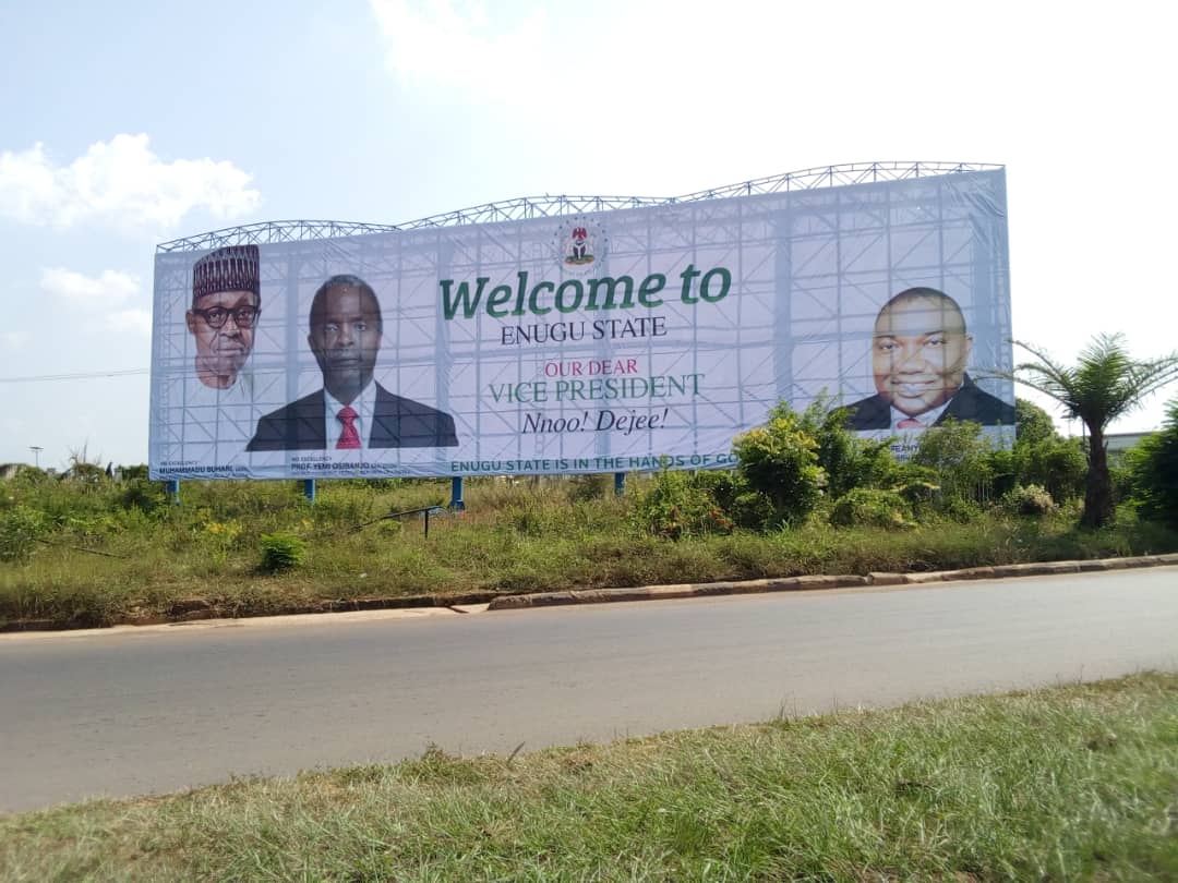 Flex banner printing sample in Enugu